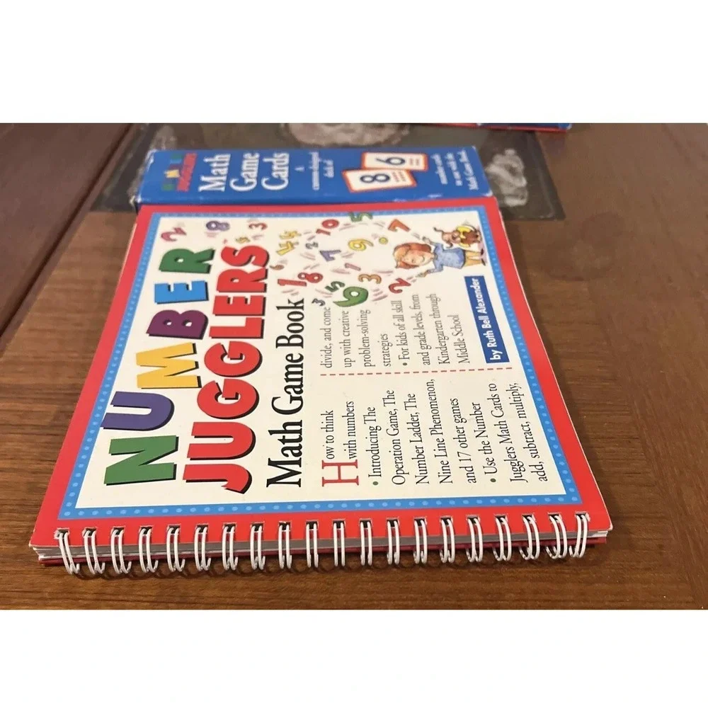 NUMBER JUGGLERS: MATH GAME BOOK &‎ MATH GAME CARDS By Ruth Bell Alexander New